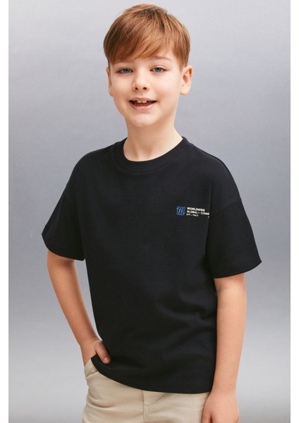 REMY Erkek Siyah T-Shirt