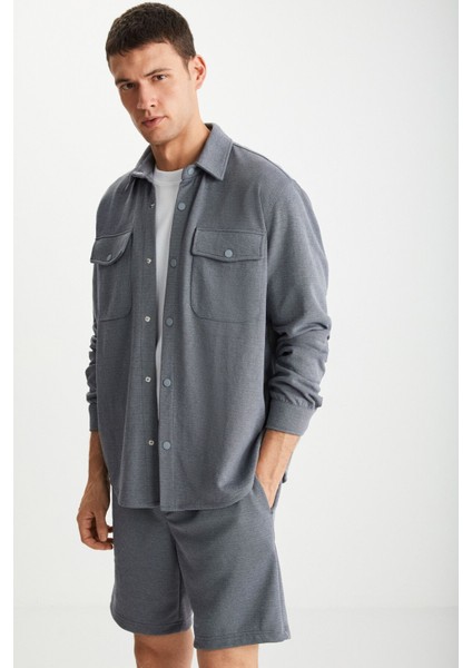 RAMADANP015 Gri Gömlek modelleri