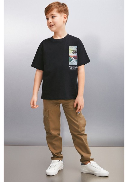 DARROW Erkek Siyah T-Shirt fırsatları