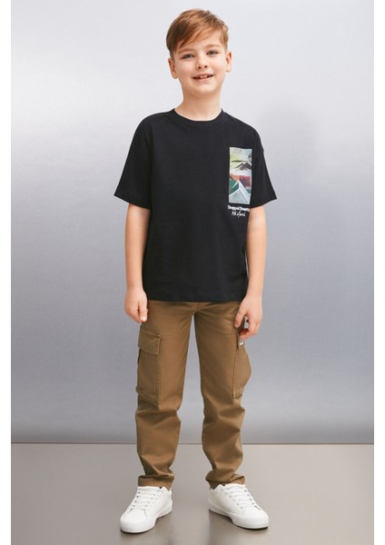 DARROW Erkek Siyah T-Shirt indirimleri