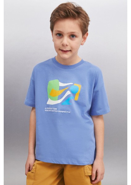 LORN Erkek Mavi T-Shirt fiyatları