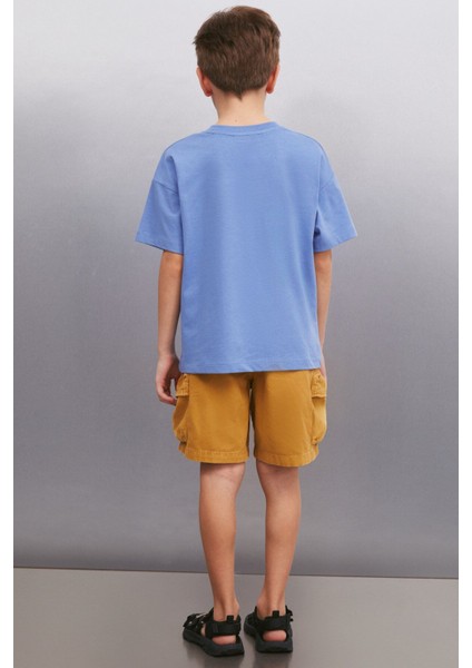 LORN Erkek Mavi T-Shirt modelleri