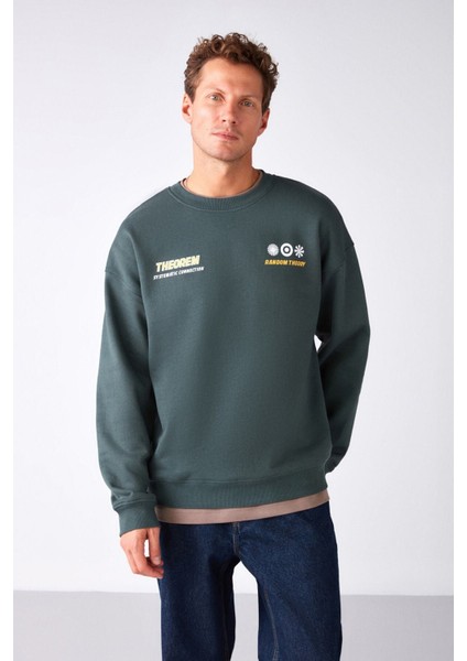 Mauna Relaxed Yeşil Sweatshirt