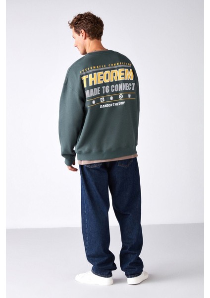 Mauna Relaxed Yeşil Sweatshirt