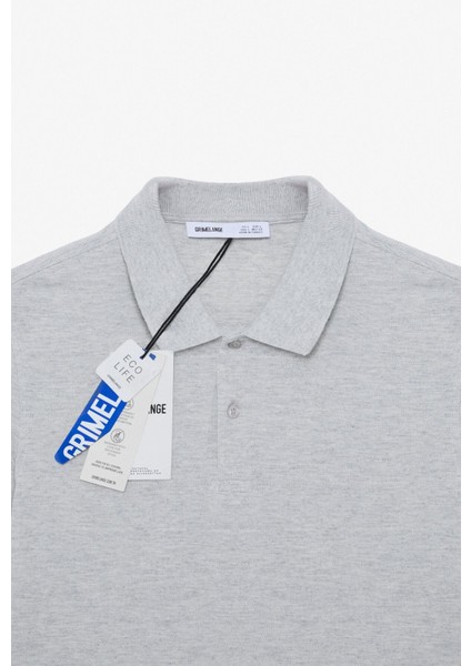 Flexore Erkek %100 Pamuk Kısa Kollu Regular Fit Grimelanj Polo Yaka T-Shirt