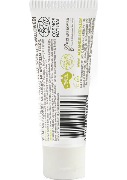 Tamamen Doğal Diş Macunu - Aromasız 50g