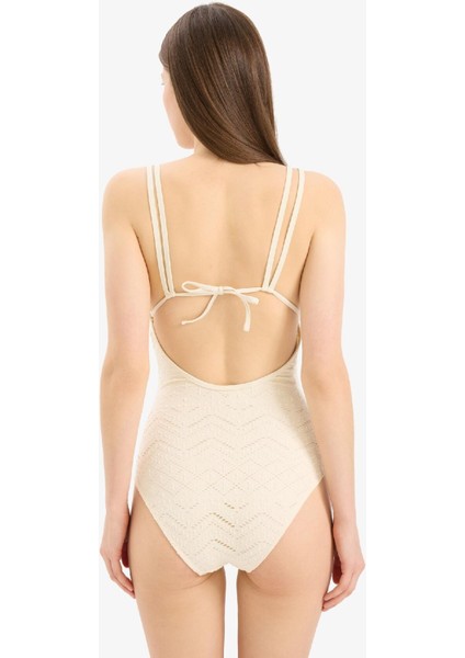 Regular Fit Nakışlı Brode Mayo-Fall in Love B6898AX25SM