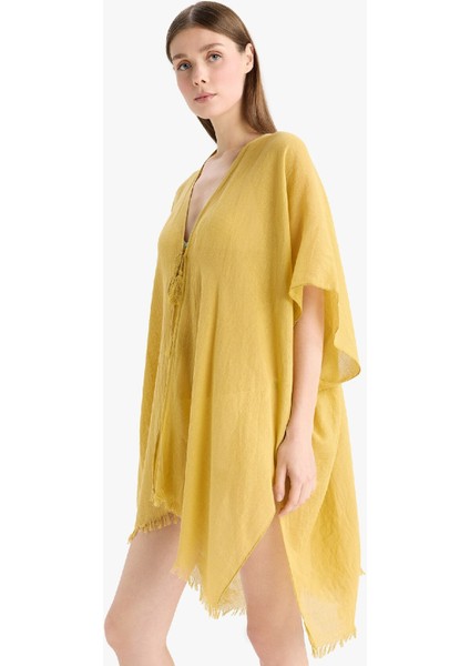 Regular Fit Pamuklu Kimono-Fall in Love Z0696AZ24SM