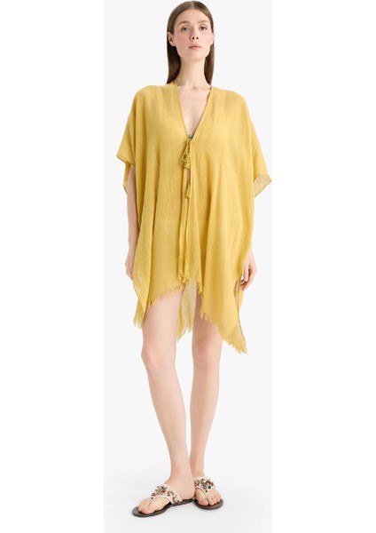Regular Fit Pamuklu Kimono-Fall in Love Z0696AZ24SM