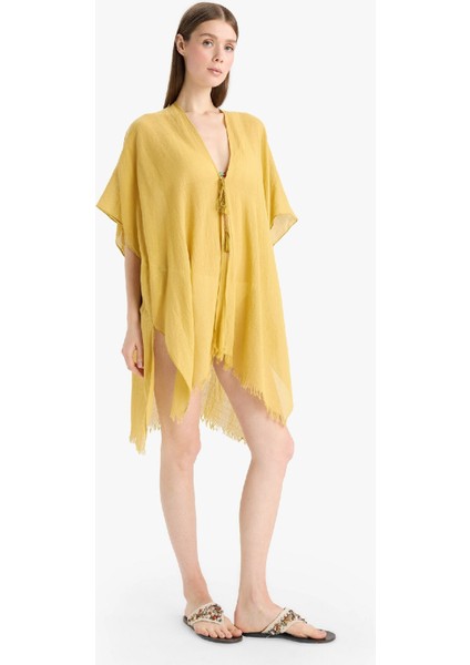 Regular Fit Pamuklu Kimono-Fall in Love Z0696AZ24SM