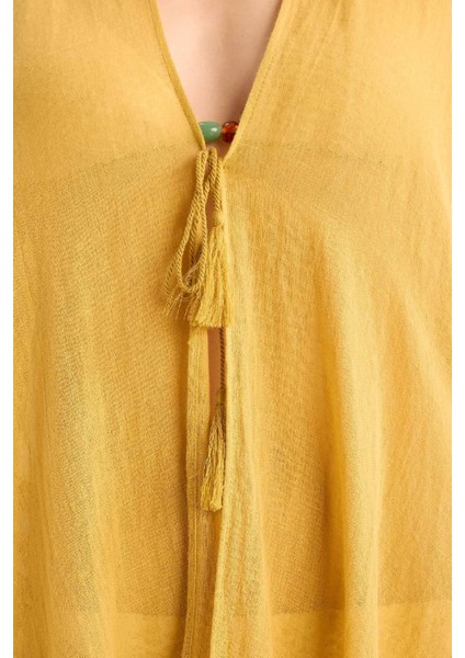 Regular Fit Pamuklu Kimono-Fall in Love Z0696AZ24SM