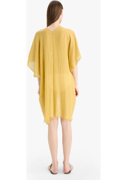 Regular Fit Pamuklu Kimono-Fall in Love Z0696AZ24SM