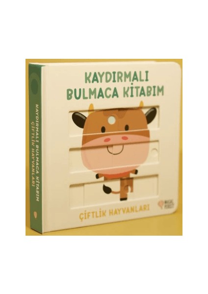 Kaydırmal Bulmaca Kitabım - Çiftlik Hayvanları