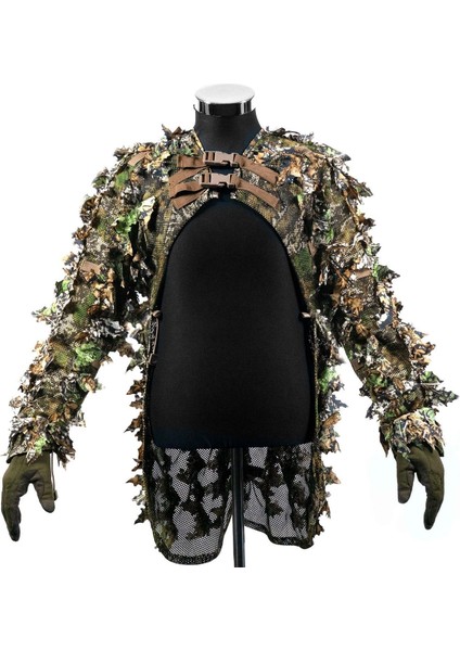 Novrıtsch U10A 3D Ghıllıe Üst Gövde Kamuflajı - Amber - Shoulder Pıece