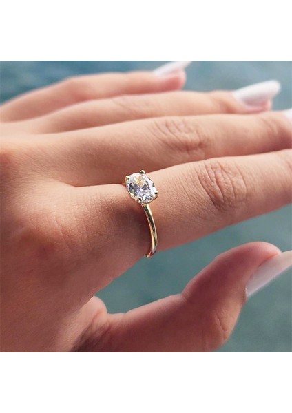 Gümüş Yüzük - 1.10 Karat Yan Swarovski Taşlı Octagon Taş Kesim 925 Ayar Gümüş Evlilik Teklifi Yüzüğü fırsatları