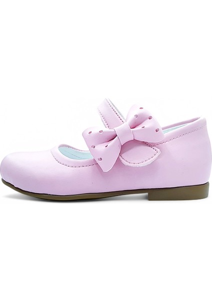 Ortopedik Kız Babet Bebek Balerin Ayakkabısı Soft Series CF2501 Mat Pembe 22