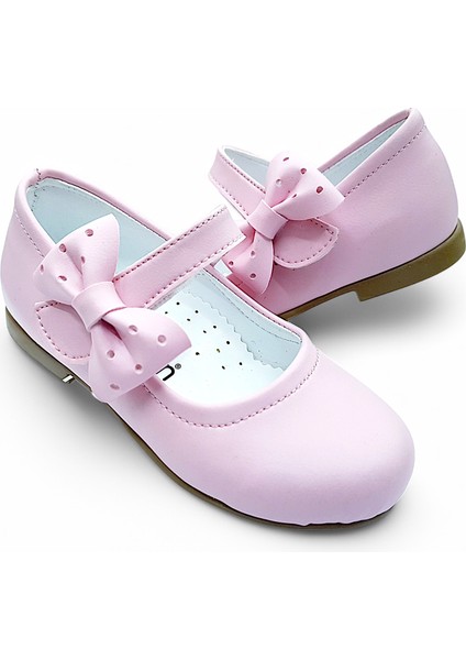 Ortopedik Kız Babet Bebek Balerin Ayakkabısı Soft Series CF2501 Mat Pembe 22