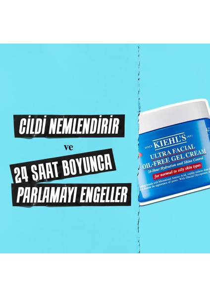 Ultra Facial Oil-Free Yağlı Ciltler Için 24 Saat Nemlendiren Gözenek Karşıtı Jel Krem 150 ml