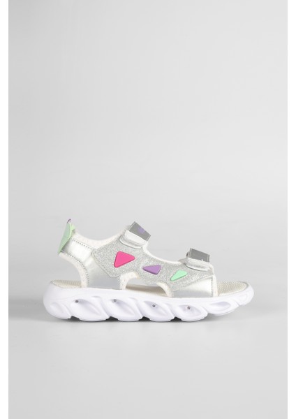 Hilda Günlük Cırtlı Kız Çocuk Işıklı Sandalet 321.24Y.204 Beyaz fiyatları