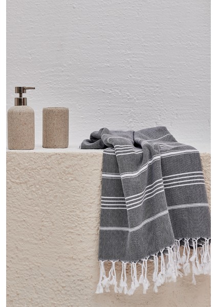 Çizgili Banyo Havlusu 90-170 fırsatları