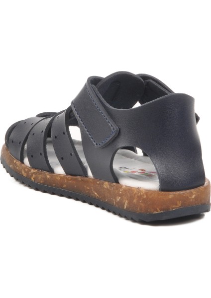 Lacivert Cırtlı Hafif Unisex Çocuk Sandalet 17370 B fırsatları