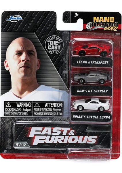 1/87 Hollywood Rides Nano 3-Pack Fast & Furıous
