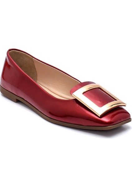 Denya Kırmızı Rugan Kadın Babet fiyatları