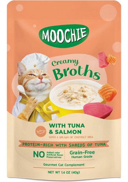 Çorba Kedi Ödülü Ton-Somon 40 gr x 4 Adet Nrmsa