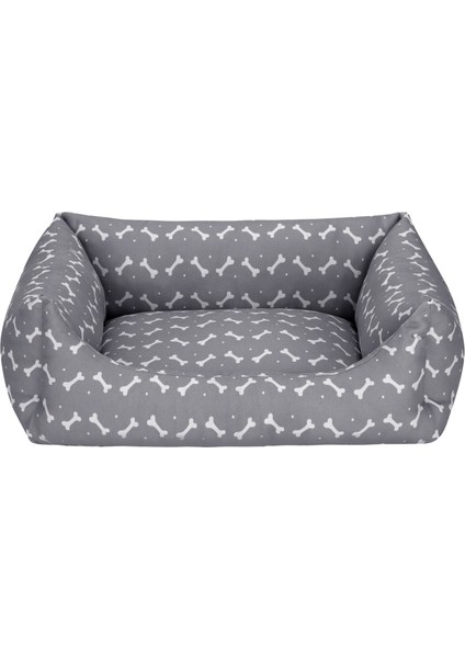Uniform Bone Gri-Beyaz Kedi ve Köpek Yatağı S 50X60CM Nrmsa