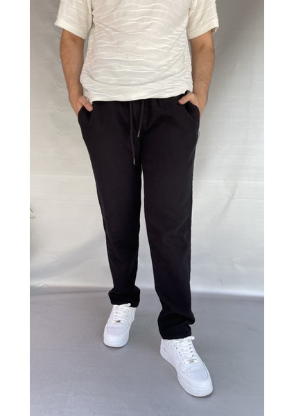 Difransel Keten Baggy Fit Pantolon