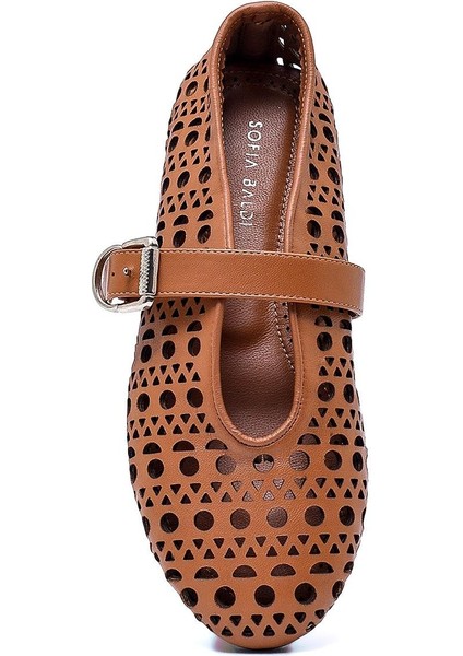 Tress Taba Hakiki Deri Kadın Babet modelleri