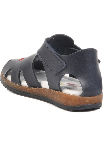 Lacivert Cırtlı Hafif Unisex Çocuk Sandalet 17372 B fırsatları