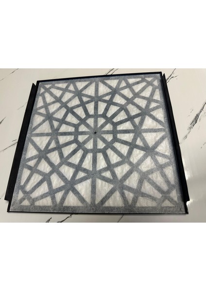 Dekoratif Asma Tavan Paneli Selçuklu Modeli 30X30 Clip-In Panel