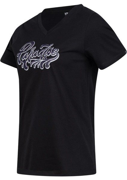 Alone Baskılı V Yaka Kadın T-Shirt 406 fiyatları