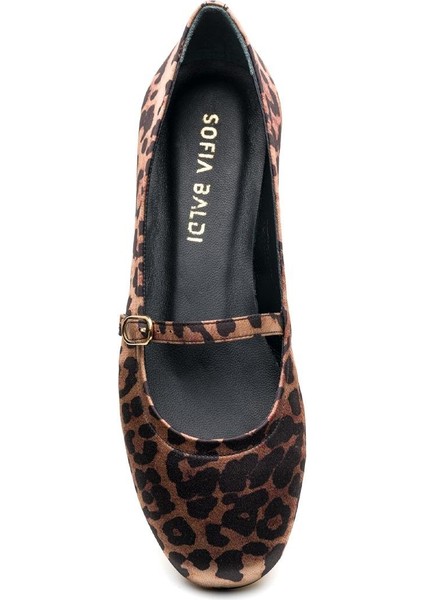 Zeln Leopar Tekstil Kadın Babet fırsatları