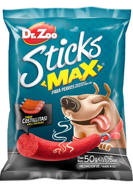 Dr.zoo Sticks Max Kaburga Etli Köpek Ödülü 50GR Nrmsa