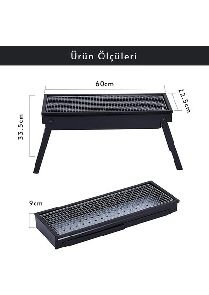 Cookout Portatif Katlanır Bbq Mangal Black fırsatları