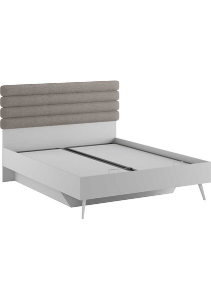 Milano Çift Kişilik Karyola - Vizon/zebra 166X120X205 cm