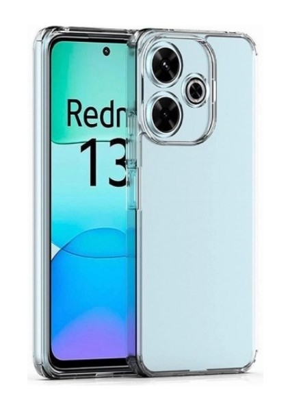 Redmi 13C Kılıf Süper Silikon Şeffaf