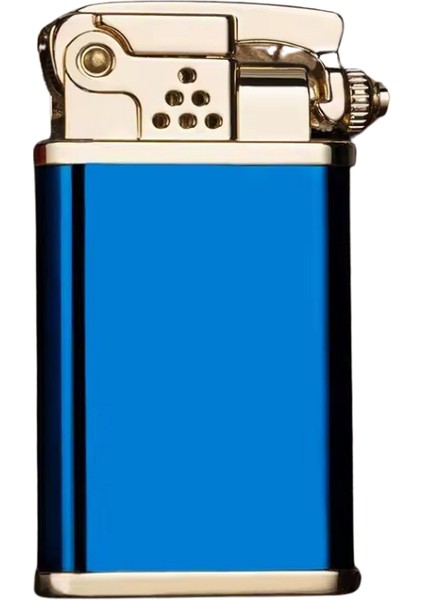 Tek Torch Pürmüz Gold Lacivert Metal Puro Çakmağı