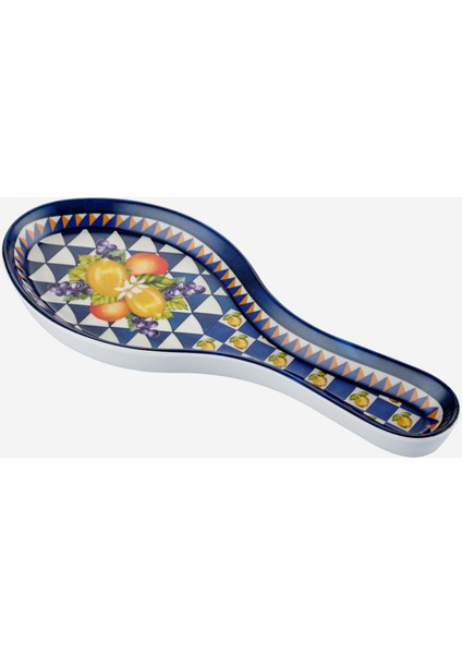 Capri Mavi Melamin Kaşıklık 24 cm