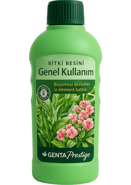 Prestige Genel Kullanım Sıvı Bitki Besini 1 L – Iz Element Destekli N-P-K Formülüyle Kök, Yaprak ve Çiçek Besleme