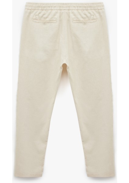 Cep Detaylı Regular Fit Beli Bağcıklı Pantolon fırsatları