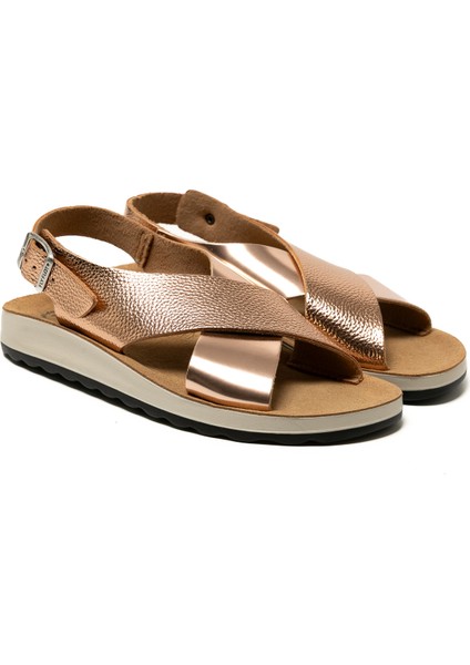 T4 429 Fe Kadın Sneaker ( Günlük) 77 G61 Zc Fly Flot Sandal 6488-DARK Gold modelleri