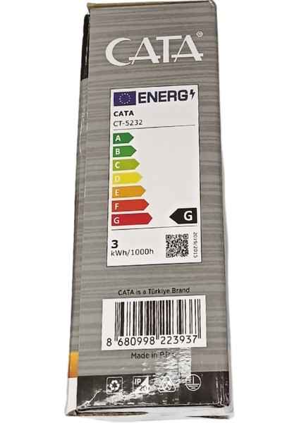 Baykuş LED Aplik Dikdörtgen Kasa - CT5232