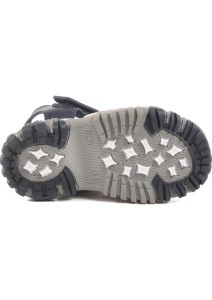 Lacivert Kırmızı Cırtlı Hafif Unisex Çocuk Sandalet 173101 B indirimleri