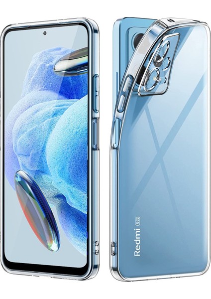 Redmi Note 12 Pro 5g Kılıf Süper Silikon Şeffaf