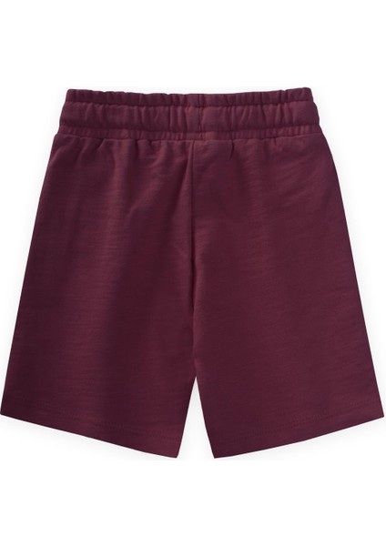 Etiket Detaylı Kapri 1-10 Yaş Bordo