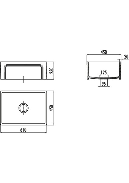 ES061 Esse Seramik Mutfak Eviyesi 60 cm Parlak Beyaz fiyatları