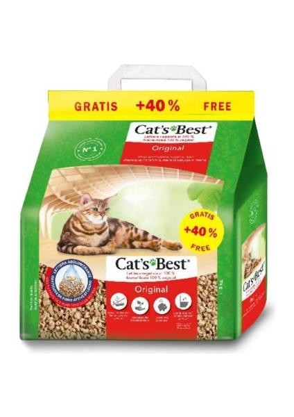Cats Best Original Natural Kedi Kumu 5 Lt +2 Lt